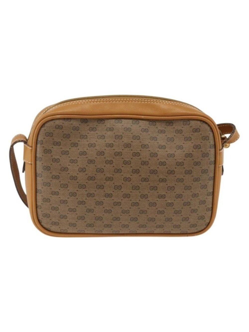 Authentic GUCCI Micro GG Supreme Shoulder Bag PVC Beige Gold 007 104 0098 - Picture 6 of 16
